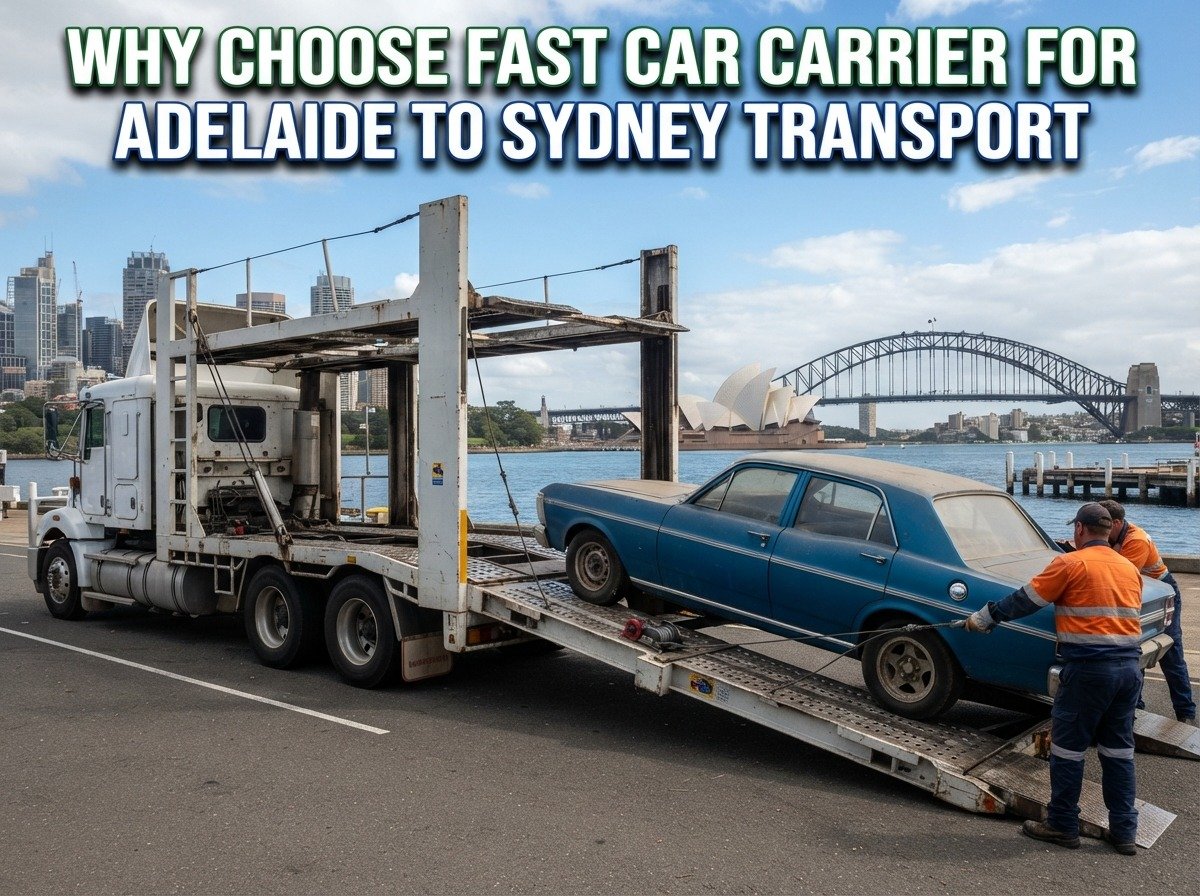    Choose Fast Car Carrier for Adelaide to Sydney Transport