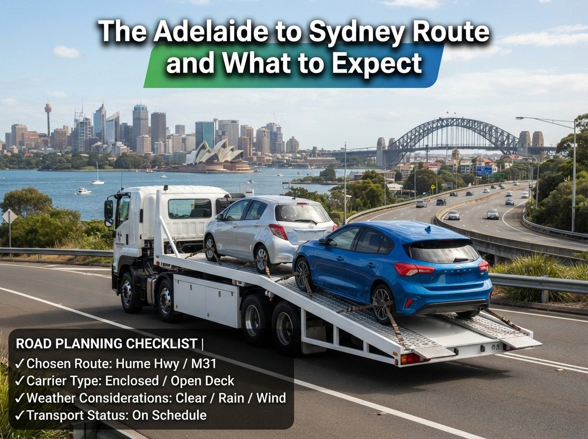   Adelaide to Sydney Route


 