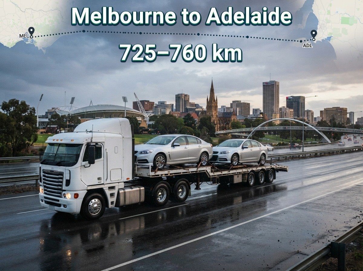  Vehicle being transported from Cairns to Melbourne interstate route