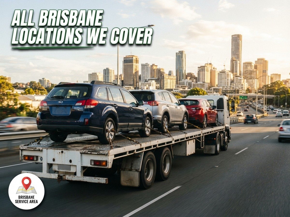  Brisbane delivery areas covered by Fast Car Carrier vehicle transport

 