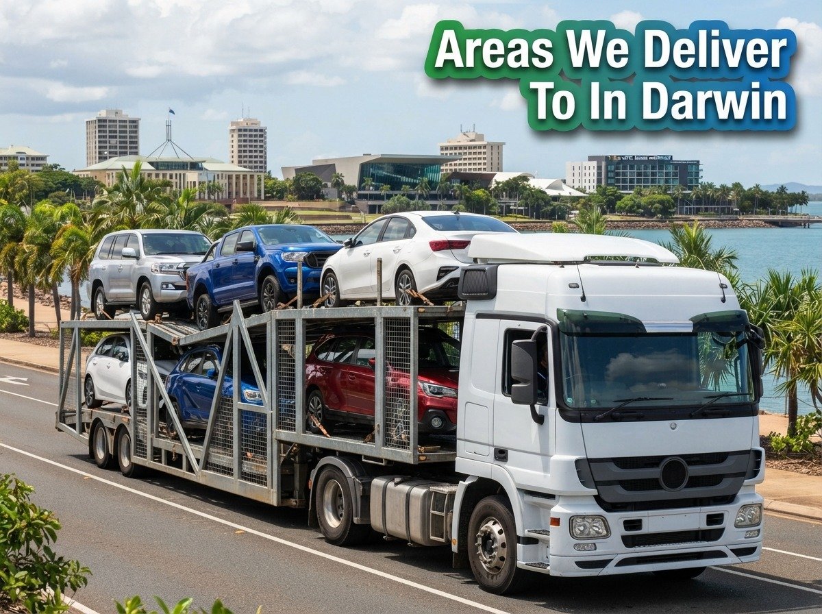Darwin and Northern Territory delivery areas covered by Fast Car Carrier 