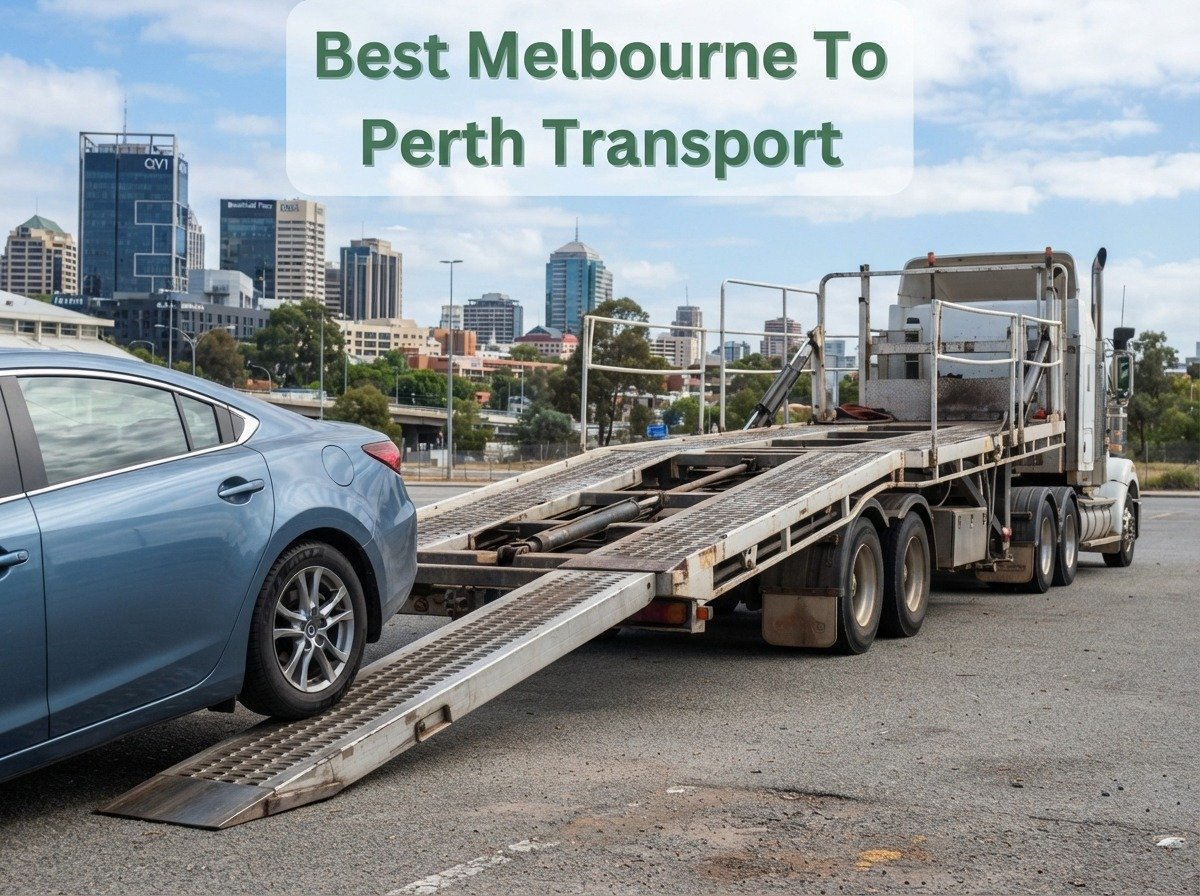 Car carrier transporting vehicle from Melbourne to Perth interstate