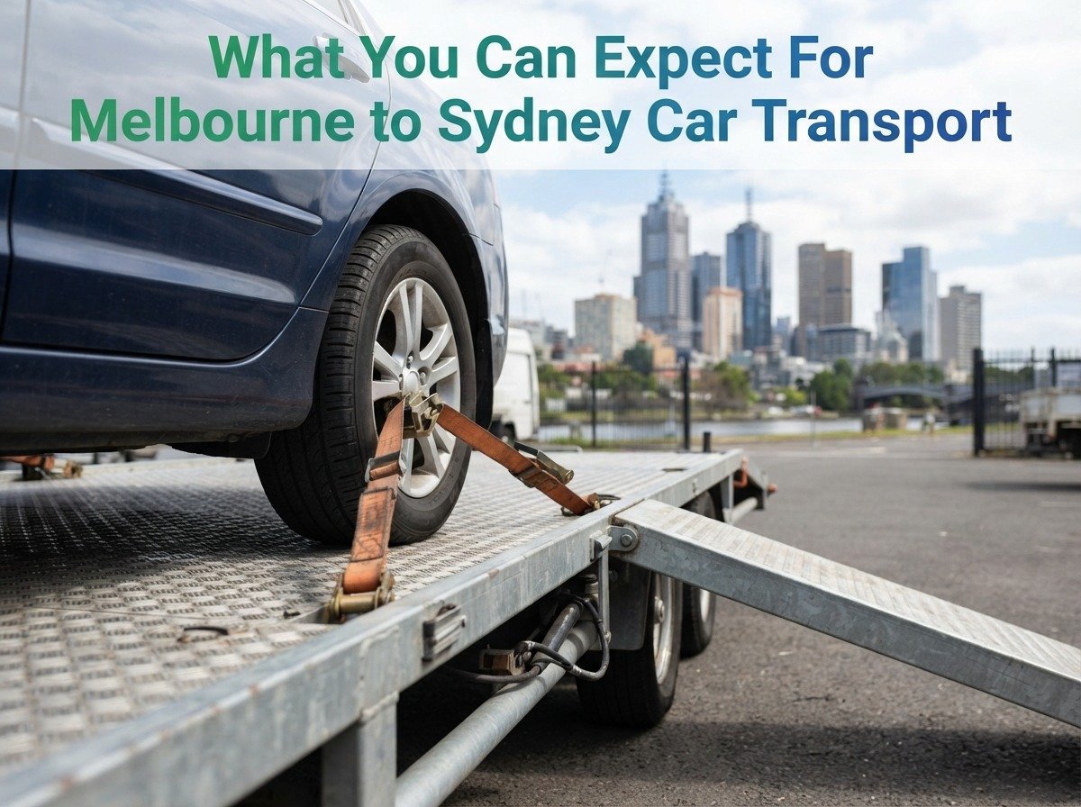  Vehicle prepared for interstate transport from Melbourne to Sydney