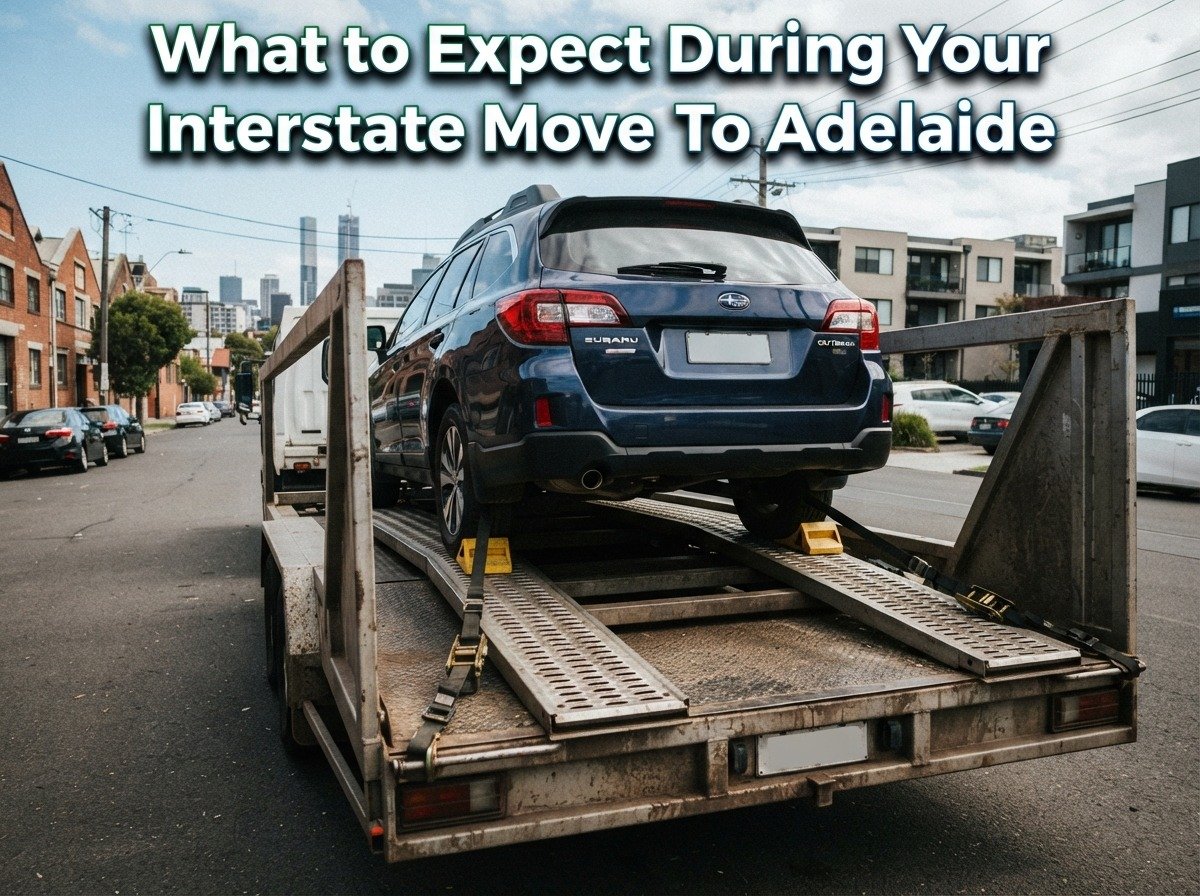  Vehicle prepared for interstate transport from Perth to Adelaide
 