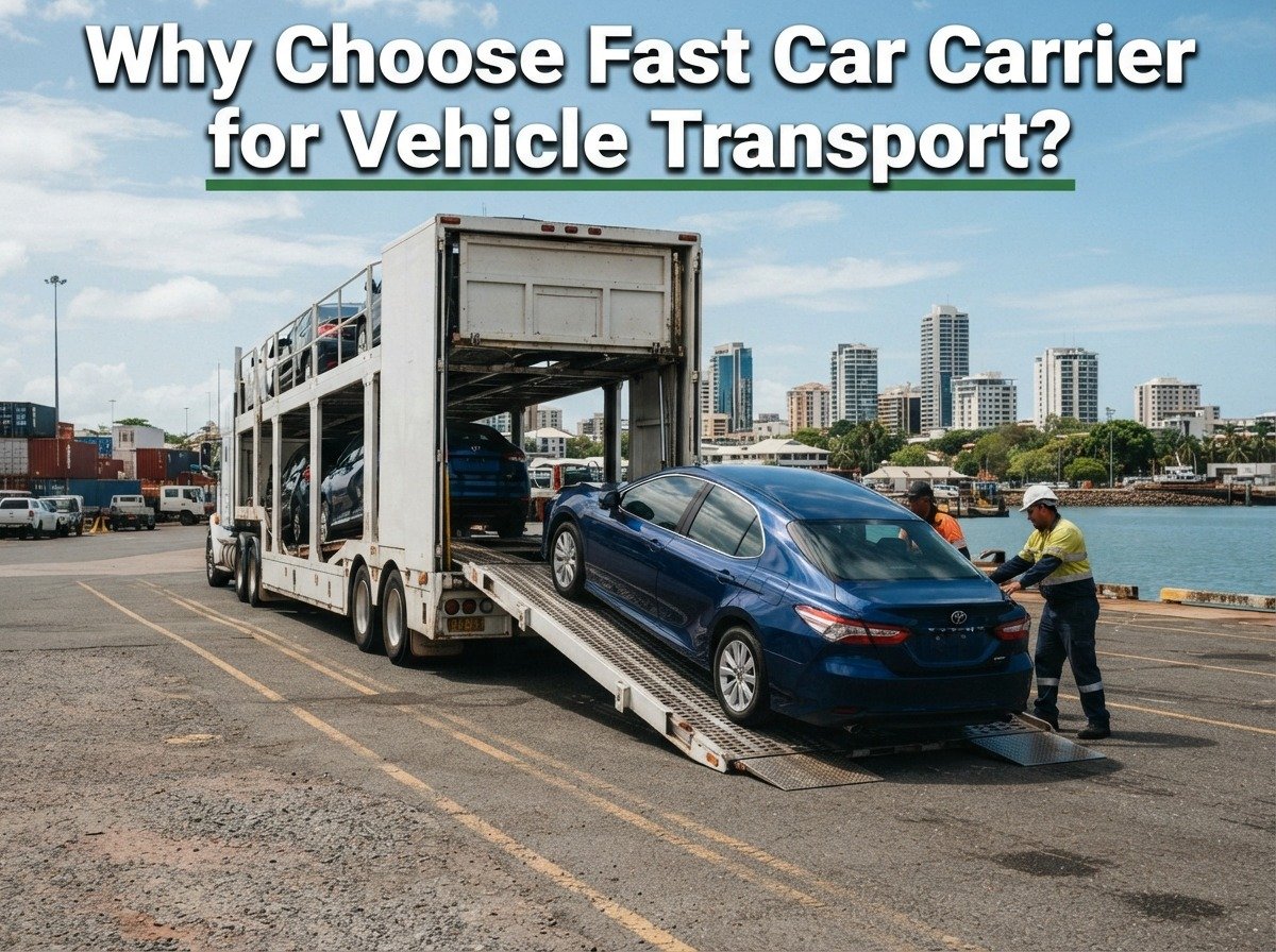Fast Car Carrier handling Townsville to Darwin vehicle transport