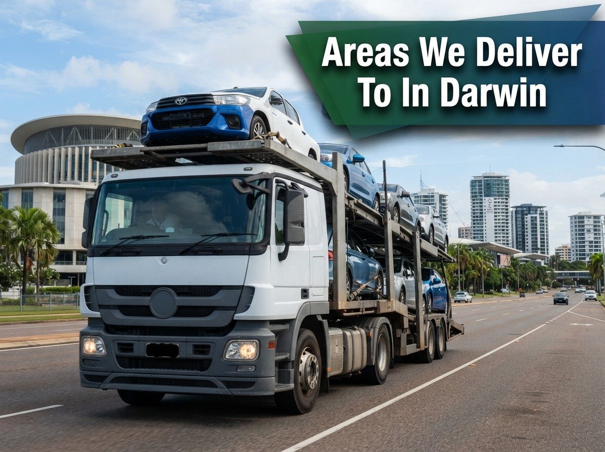 Darwin delivery areas covered by Fast Car Carrier vehicle transport